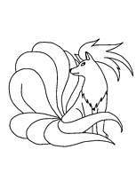 coloriage pokemon feunard